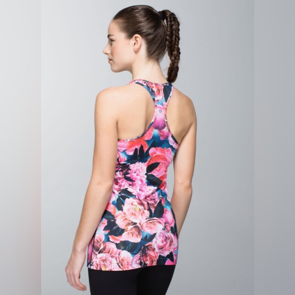 30 Lululemon Cool Racerback in Secret Garden